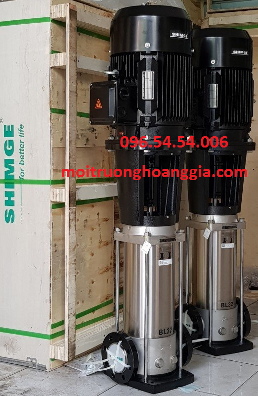 MÁY BƠM TRỤC ĐỨNG ĐA TẦNG CÁNH SHIMGE BL 90-2-2